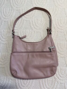 Giani Bernini Dusty Rose Leather Shoulder Bag